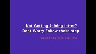 when we get joining letter from TCS | 2022 Batch | SK_SofTech Solutions | TCS Joining letter