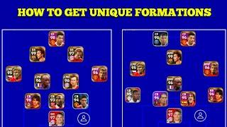 How To Get Unique Formations (3-4-3,4-1-3-2) || eFootball 2022