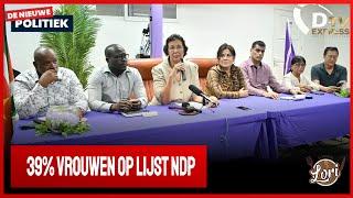  De Nieuwe Politiek LIVE • NDP presenteert kandidatenlijst (Suriname)