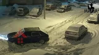 Любители летней резины  Подборка ДТП и Аварий от Road Mafia #16 / Car Crash Compilation In Snow