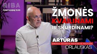 Artūras Orlauskas laidoje "Riba" Kas geresnis humoristas Olegas ar Maldeikis?