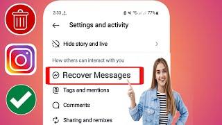 How To Recover Deleted Chats On Instagram (2024) || Recover Deleted Instagram Messages