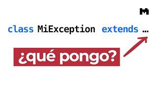 Cuándo elegir Exception o RuntimeException en Java