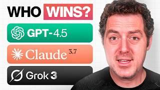 Grok 3 vs Claude 3.7 vs GPT-4.5: Which Update is The Best?