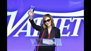 YOSHIKI accepts Variety International Achievement in Music Award