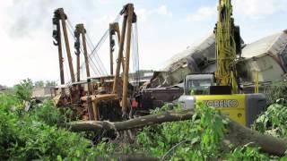 Cleanup from the salt train derailment in Wheatland, NY.