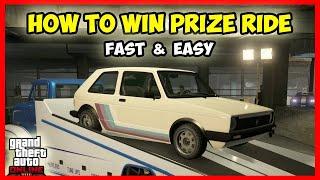 How to Claim Prize Ride FAST in GTA 5 Online - FREE CAR (How to win all Races)