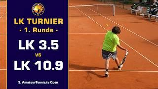  LK Turnier | 1. Runde | Nicolas (LK 3.5) vs. Florian (LK 10.9)  | NTRP 4.0 | Amateur Tennis