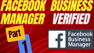 how to verified facebook business manager | facebook business manager account | PART 1