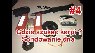 Gdzie szukać karpi - sondowanie dna z pontonu - karpiowe miejscówki #4 Poradnik Carp Fun TV