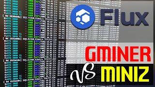 FLUX Coin, GMINER VS MINIZ