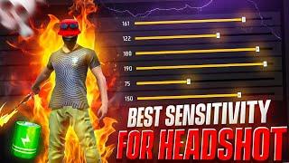 2024 ( BEST SENSITIVITY ) FOR HEADSHOT || FREE FIRE SECRET 200 SENSITIVITY