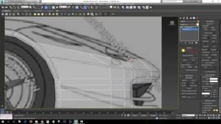 3Ds Max 2015 - Modeling Ferrari 458 - EP03