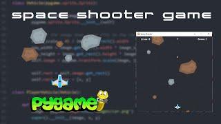 ASMR Programming - Space Shooter game using Python and Pygame