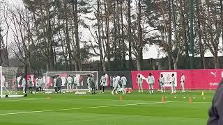 Milan Stella Rossa: training rossoneri a Milanello per la Champions