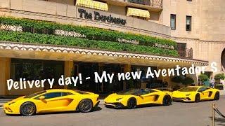 Taking Delivery of My New Lamborghini Aventador S! With my SV roadster!