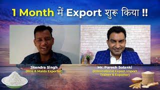 Success story of Food Exporter | Become successful Exporter | Import Export Business