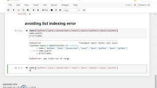Avoiding list indexing Error in Python 03 | Index Out of Range Error | Lecture #16 in Urdu | Hindi