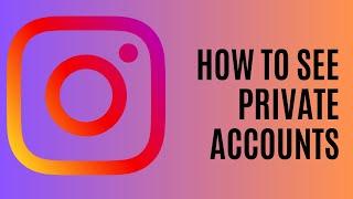 How To See Private Account on Instagram