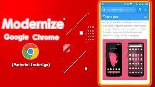 How To Modernize Google Chrome - Material Redesigned in 2 minutes