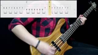 Panic! At The Disco - The Ballad Of Mona Lisa (Bass Cover) (Play Along Tabs In Video)