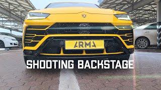 Бэкстэйдж (Backstage) со съёмок ролика ARMA Models. Lamborghini URUS