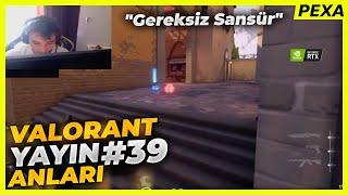 VALORANT GEREKSİZ SANSÜR | CNED THECADY İLE ALAY EDİYOR | VALORANT YAYIN ANLARI #39