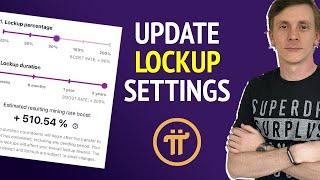 Pi Network - Lockup Update - How To Update Lockup Settings in Pi Network