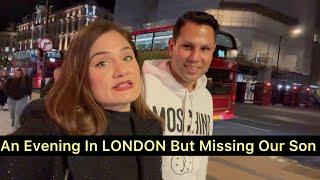 Finally Went To LONDON | Romantic Evening But We Missed Abir… | Indian Parents In UK