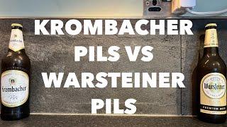 Krombacher Pils Vs Warsteiner Premium Beer | The Battle Of The German Pilsners