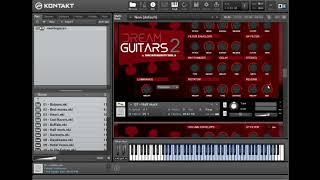 Dream Guitars Vol. 2 Cinematic Sample Library for Kontakt - Patches walktrough part 1