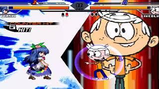 NICK54222 MUGEN: Tenshi Hinanawi (me) VS Lincoln Loud