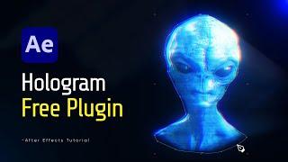 Hologram Generator in After Effects Tutorial | FREE PLUGIN