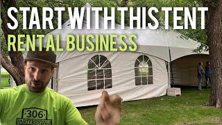 What Kind Of Tent Should You Buy When Starting A Tent Rental Business? 20’x40’ High Peak Frame Tent