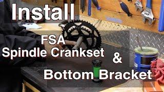 How To install an FSA Threaded Bottom Bracket & a 24mm spindle Crankset