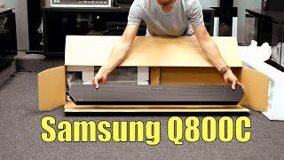 Samsung Q800C Dolby Atmos Soundbar 2023 Unboxing, Setup, Dimensions, Tests on TV, Atmos and Movies