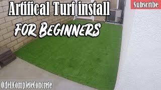 How to Install Artificial Turf for Beginners DIY