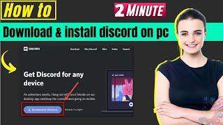 How to Download and install discord on pc 2024 [EASY]