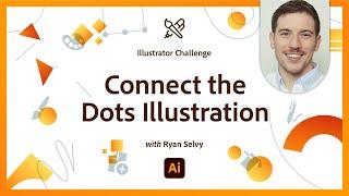 Connect the Dots Illustration | Illustrator Illustration Challenge