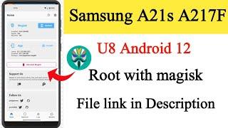 Samsung A21s root u8 android 11/12 | Samsung A217F u8 android 11/12 root with magisk