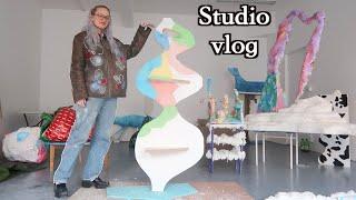 ART STUDIO VLOG  Sculpture, inspiration & fun w friends!! (fr/en)