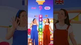 Counting 1 to 10 in french and english  #numbers #count #learn #kids #french #education #preschool