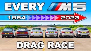 BMW M5 Generations DRAG RACE