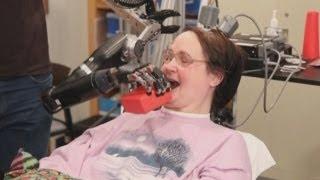 Amazing technology: Mind-controlled robotic arm