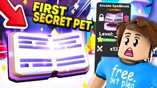 Hatched *NEW* SECRET PET Arcane Spellbook In Pet Battle Simulator (Roblox)