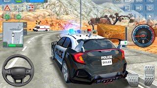 Police Job Simulator 2025: New Real Civic RS Cop Patrol Chasing - Car Game Android GamePlay