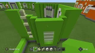 Minecraft: How to build a green suburban house (easy)