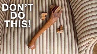 Bad Furniture Repair and How to Fix It #2 - Wood Furniture Restoration