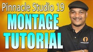 Pinnacle Studio 19 Ultimate - Slideshow / Montage Tutorial