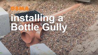 How to install a Bottle Gully - OsmaDrain